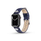 Police Wings kék bőr Apple Watch szíj 22 mm